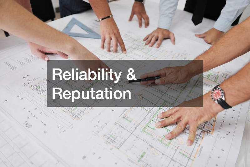 A team gathered around project plans